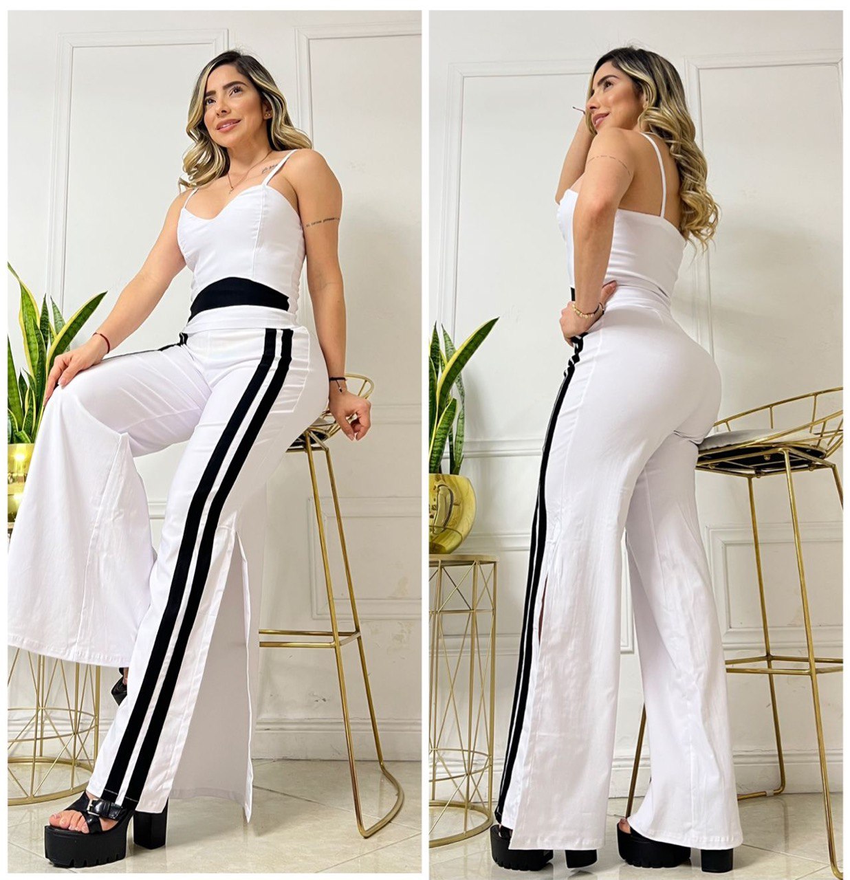 Conjunto dos prendas bota campana