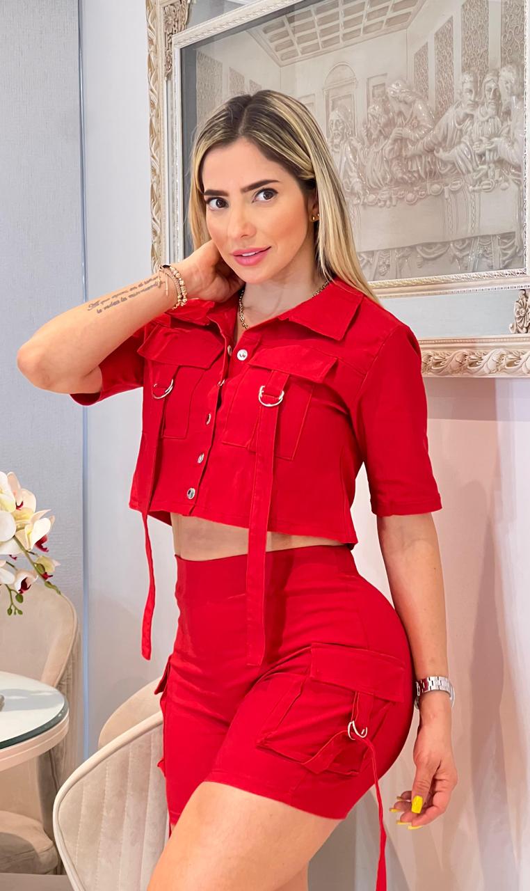 Conjunto 2 piezas chaleco y Short