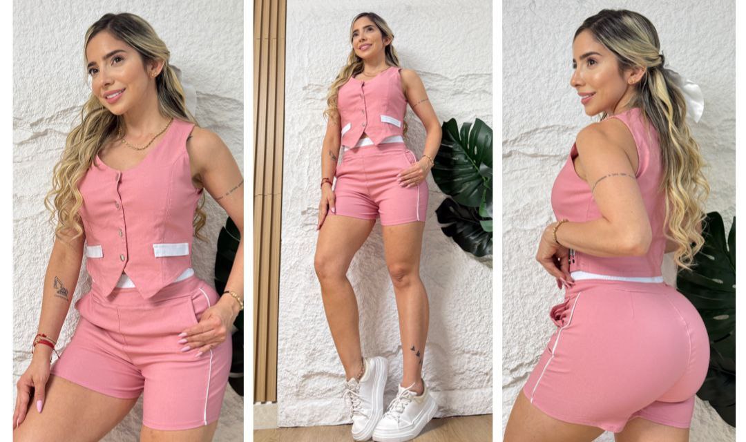 Conjunto 2 prendas short y chaleco