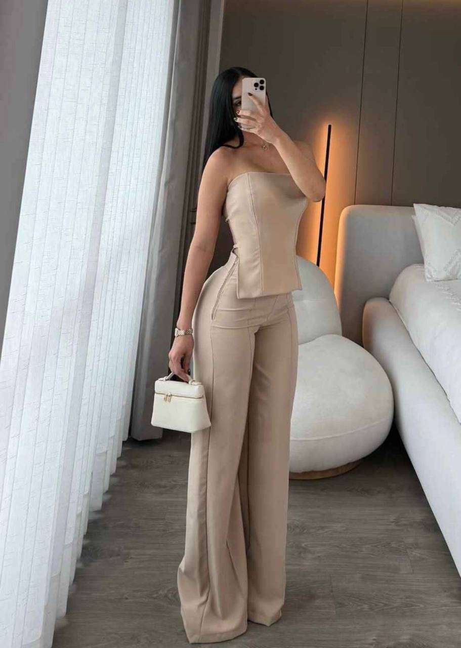 Conjunto blusa y pantalón