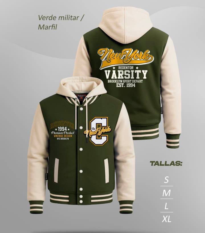 Chaqueta Beisbolera capotera ENERGY