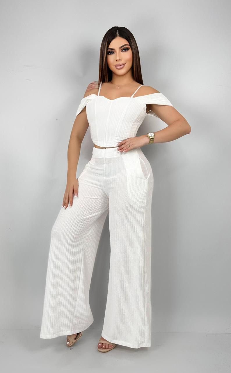 Conjunto blusa y pantalón