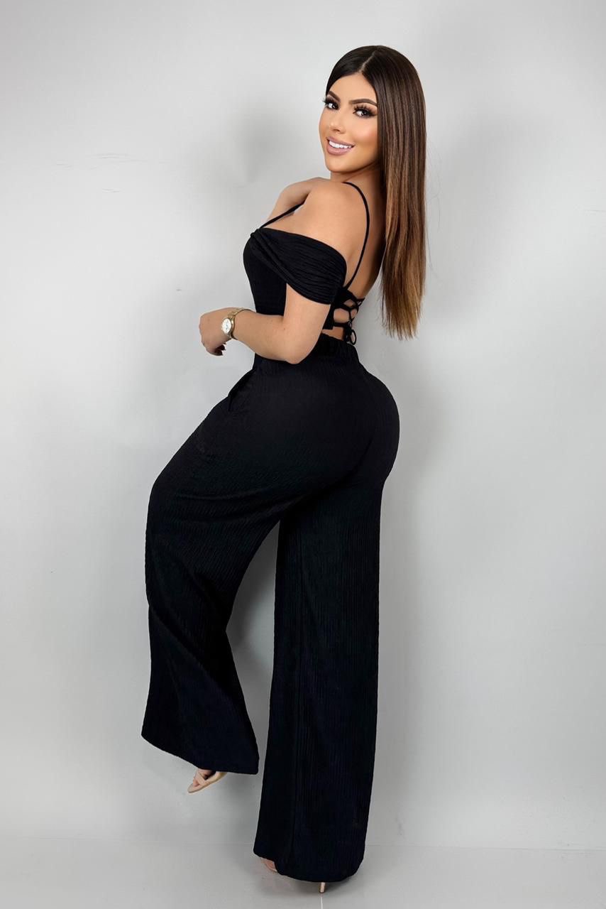 Conjunto blusa y pantalón