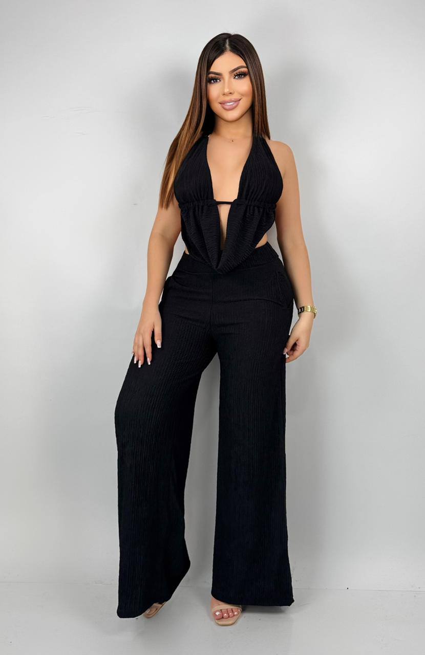 Conjunto   Palazzo y blusa