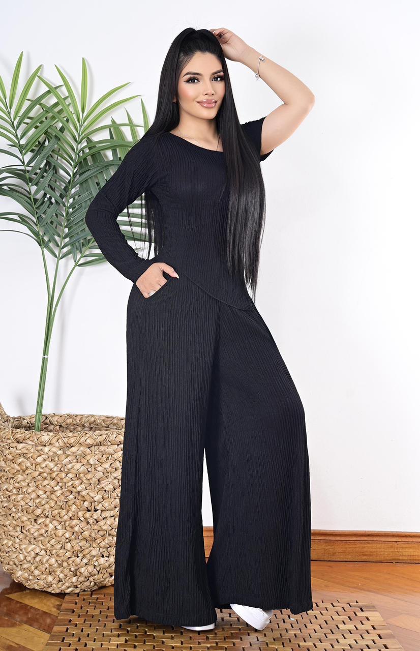 Conjunto Palazzo y blusa MOMPOS