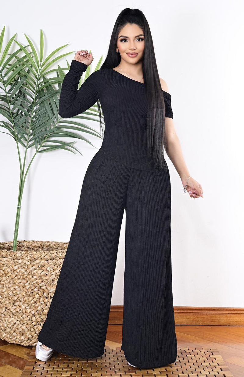 Conjunto Palazzo y blusa MOMPOS