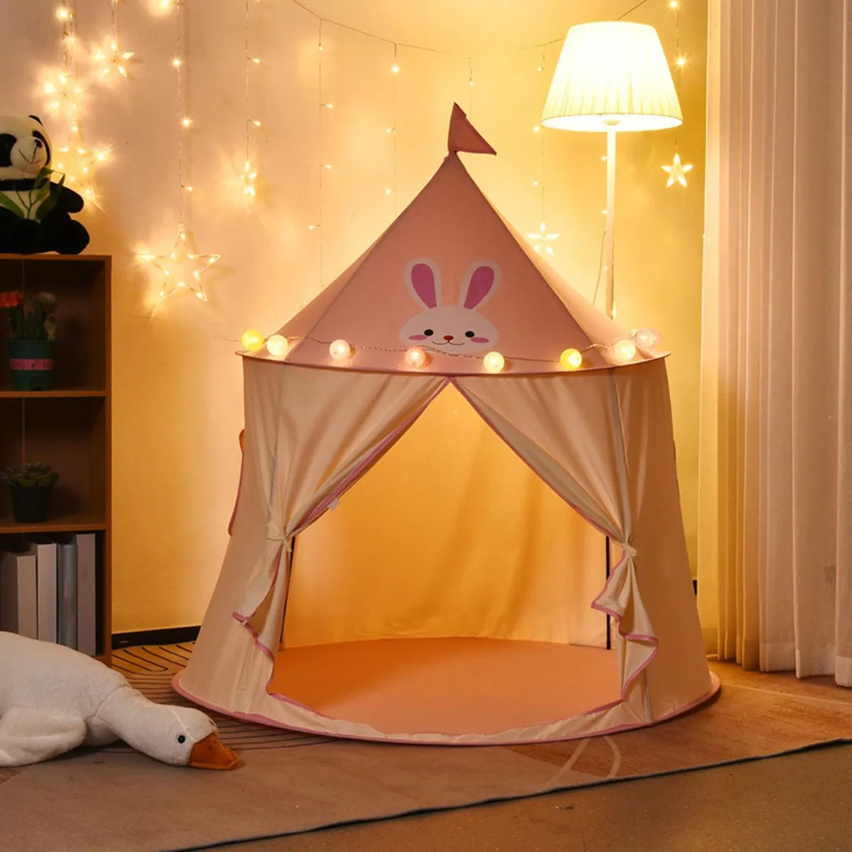 Carpa Castillo Con Luces Led